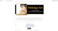 Desktop Screenshot of melange-art.blogspot.com