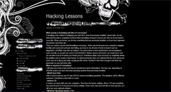 Desktop Screenshot of hacking-lessons.blogspot.com