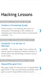 Mobile Screenshot of hacking-lessons.blogspot.com