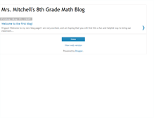 Tablet Screenshot of cmsmathmitchell.blogspot.com