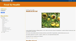 Desktop Screenshot of healthbyfood.blogspot.com