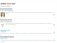 Tablet Screenshot of amberlive.blogspot.com