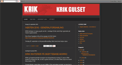 Desktop Screenshot of krikgulset.blogspot.com