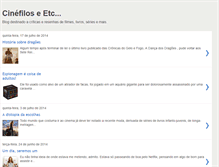 Tablet Screenshot of cinefilosetc.blogspot.com
