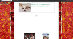 Desktop Screenshot of cozycritterspetsitting.blogspot.com