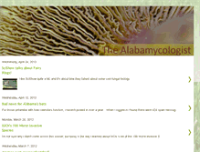 Tablet Screenshot of alabamycologist.blogspot.com