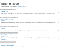 Tablet Screenshot of momentofscience.blogspot.com