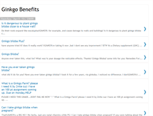 Tablet Screenshot of ginkgo-benefits.blogspot.com