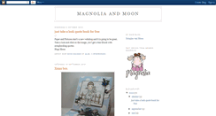 Desktop Screenshot of magnoliaandmoon.blogspot.com