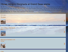 Tablet Screenshot of horseridinghurghada.blogspot.com