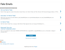 Tablet Screenshot of fake-emails.blogspot.com