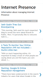 Mobile Screenshot of internet-presence.blogspot.com