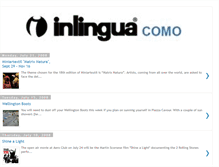 Tablet Screenshot of inlinguacomo.blogspot.com