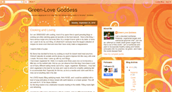 Desktop Screenshot of green-lovegoddess.blogspot.com