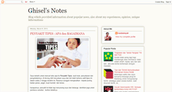 Desktop Screenshot of ghiselnotes.blogspot.com