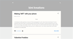 Desktop Screenshot of kimikreations.blogspot.com