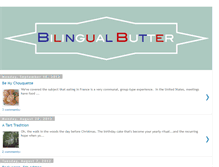 Tablet Screenshot of bilingualbutter.blogspot.com