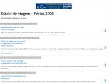 Tablet Screenshot of diariodeviagem2008.blogspot.com