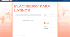 Desktop Screenshot of blackberrylatinos.blogspot.com