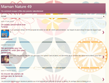 Tablet Screenshot of mamanature49.blogspot.com