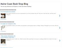 Tablet Screenshot of mainecoastbookshop.blogspot.com