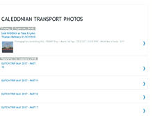 Tablet Screenshot of caledoniantransportphotos.blogspot.com