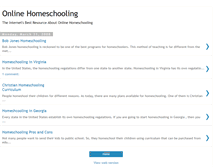 Tablet Screenshot of online-homeschooling.blogspot.com