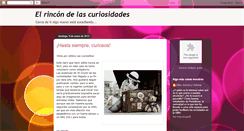 Desktop Screenshot of elrincondelascuriosidades.blogspot.com