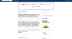 Desktop Screenshot of christiandominicanmedicalmission.blogspot.com