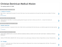 Tablet Screenshot of christiandominicanmedicalmission.blogspot.com