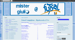 Desktop Screenshot of mistergiulio.blogspot.com