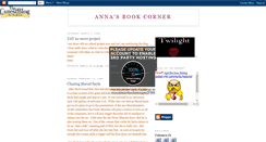 Desktop Screenshot of annasbookcorner.blogspot.com