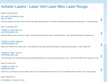 Tablet Screenshot of acheterlaser.blogspot.com