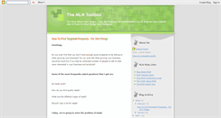 Desktop Screenshot of mlmtoolbox.blogspot.com