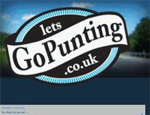 Tablet Screenshot of letsgopunting.blogspot.com