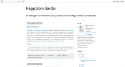 Desktop Screenshot of haggstrom.blogspot.com