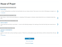 Tablet Screenshot of houseofprayermn.blogspot.com