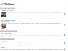 Tablet Screenshot of icfem-mission.blogspot.com