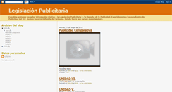 Desktop Screenshot of legpublicitaria.blogspot.com