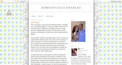 Desktop Screenshot of domesticallyenabled.blogspot.com