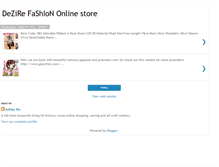 Tablet Screenshot of dezirefashion.blogspot.com
