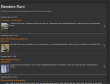 Tablet Screenshot of bendersrantblog.blogspot.com