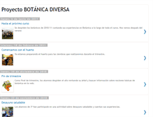 Tablet Screenshot of botanicadiversa.blogspot.com