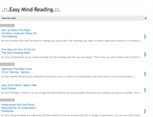 Tablet Screenshot of easy-mindreading.blogspot.com