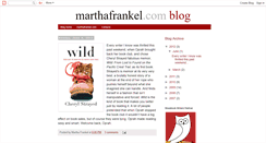 Desktop Screenshot of marthafrankel.blogspot.com