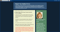 Desktop Screenshot of medicalerrorwatchdog.blogspot.com