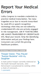 Mobile Screenshot of medicalerrorwatchdog.blogspot.com