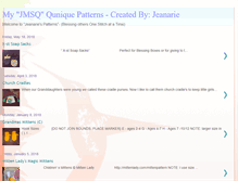 Tablet Screenshot of jeanariespatterns.blogspot.com