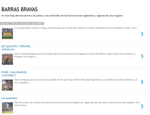 Tablet Screenshot of noticiasbarrabravas.blogspot.com