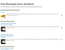 Tablet Screenshot of freedownloadsmusicandmovie.blogspot.com